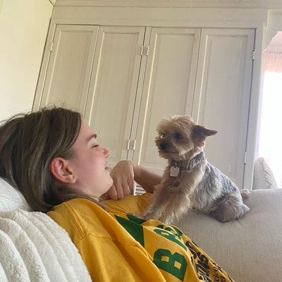 Amalia Yoo and her lovely pet Murray